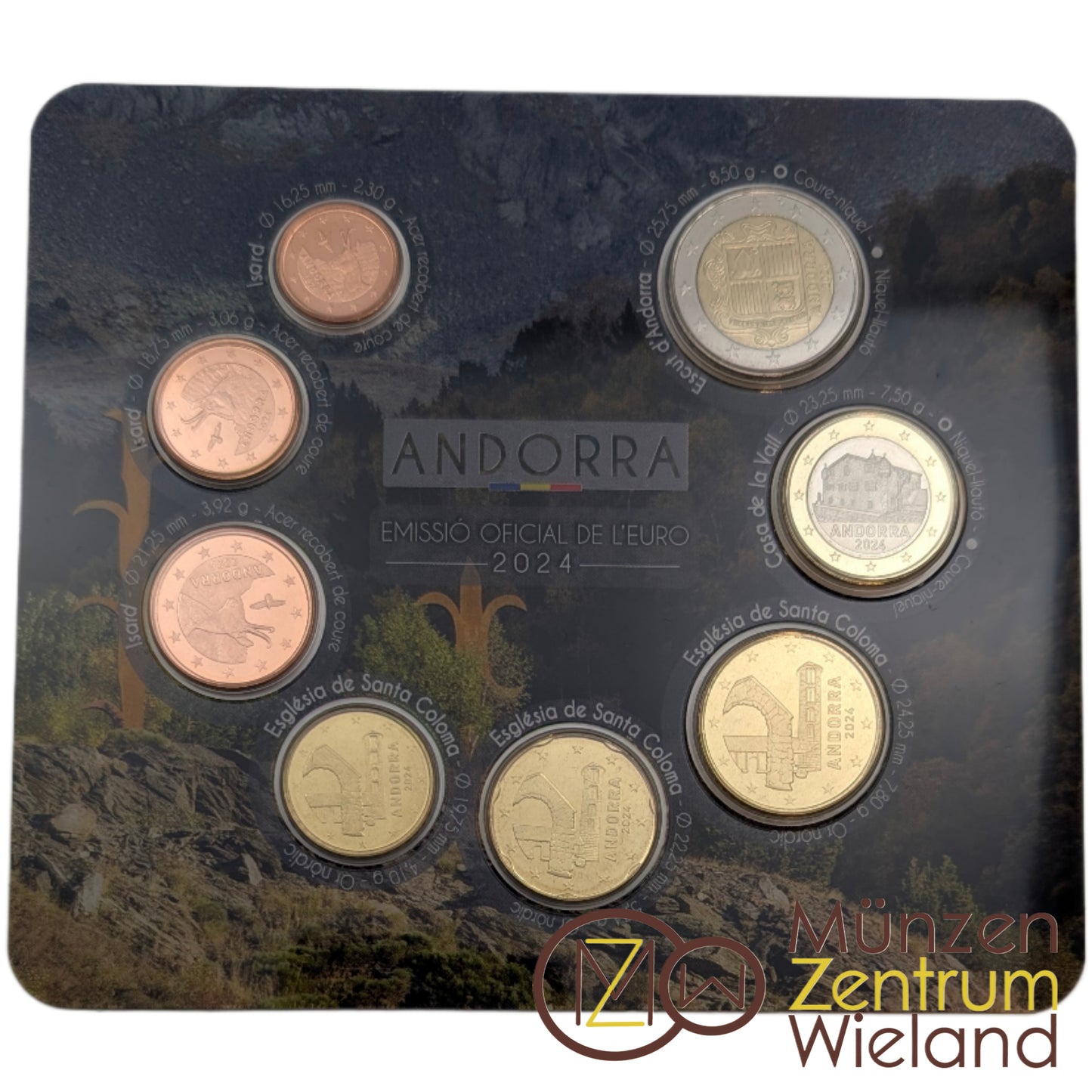 KMS Kursmünzensatz 1 Cent - 2 Euro