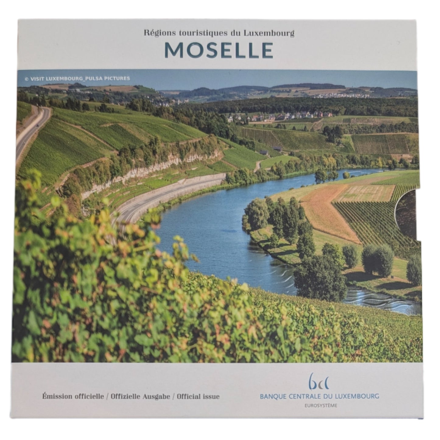 KMS Kursmünzensatz Mosel 1 Ct. - 2 € + 2 € Schuman