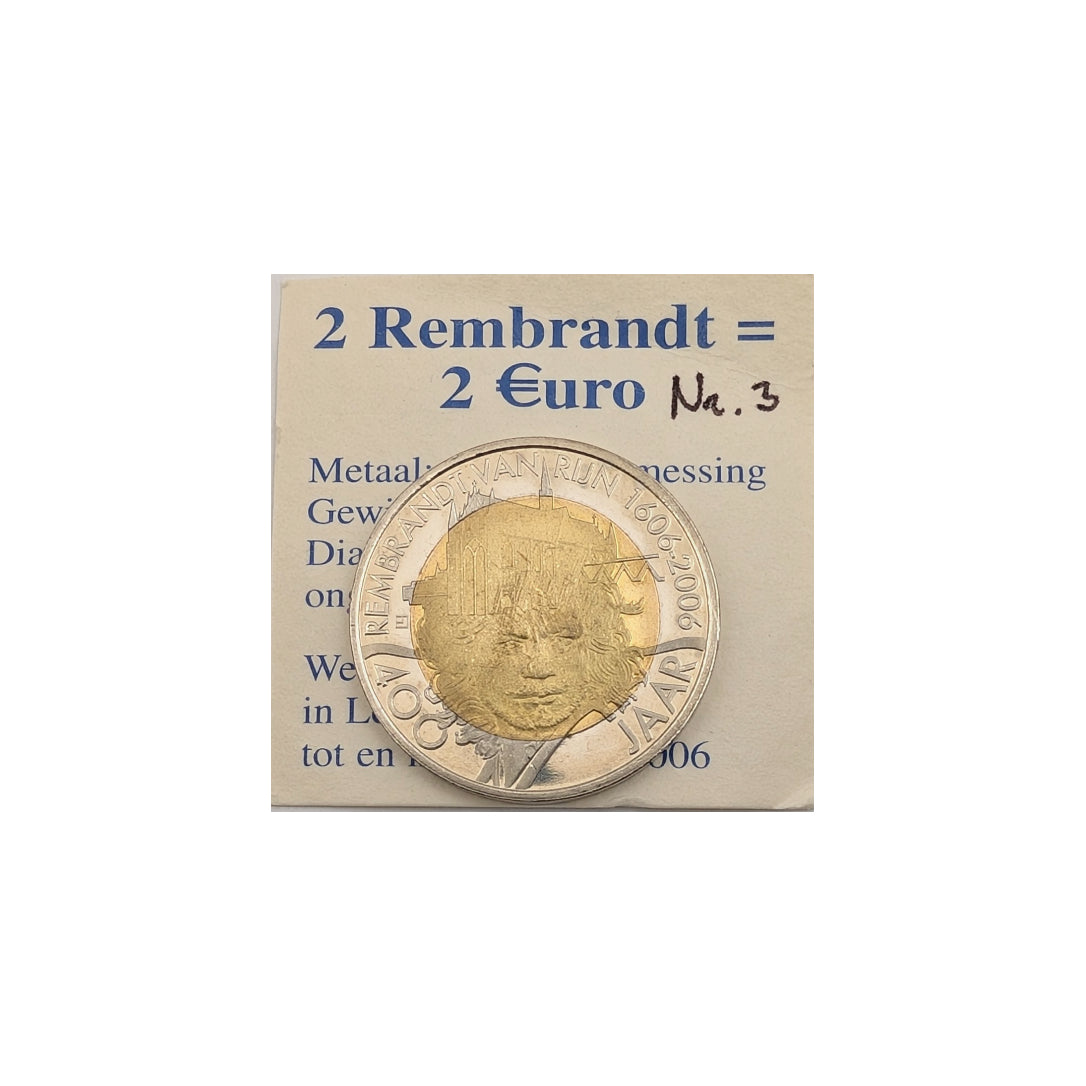 Leiden - 400th Anniversary Rembrandt van Rijn, Local Coin