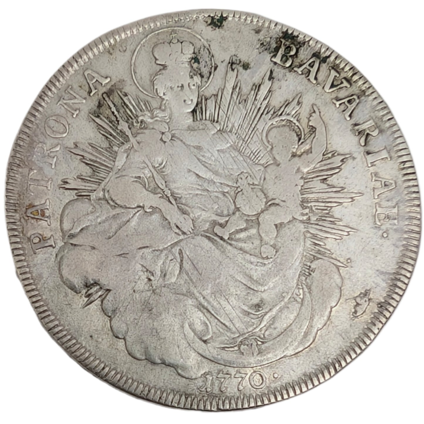 Bayern Maximilian III. Joseph, justiert, Patrona Bavaria, Madonna mit Kind
