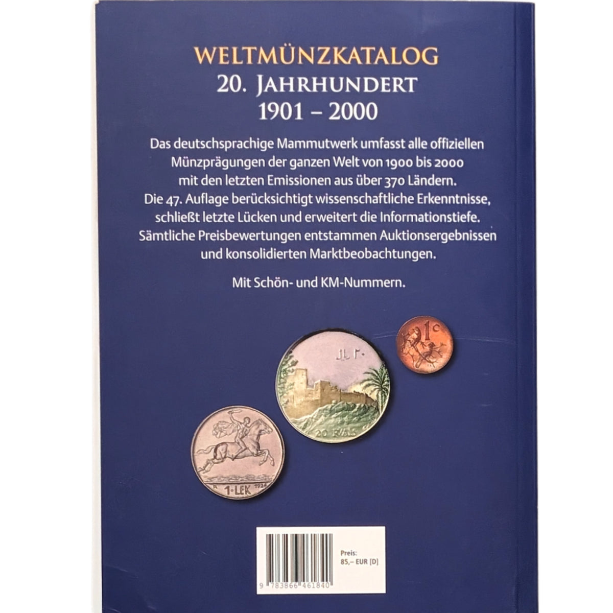 Weltmünzkatalog 20. Jahrhundert 2022, 1901 - 2000, 47. Auflage, Gerhard Schön