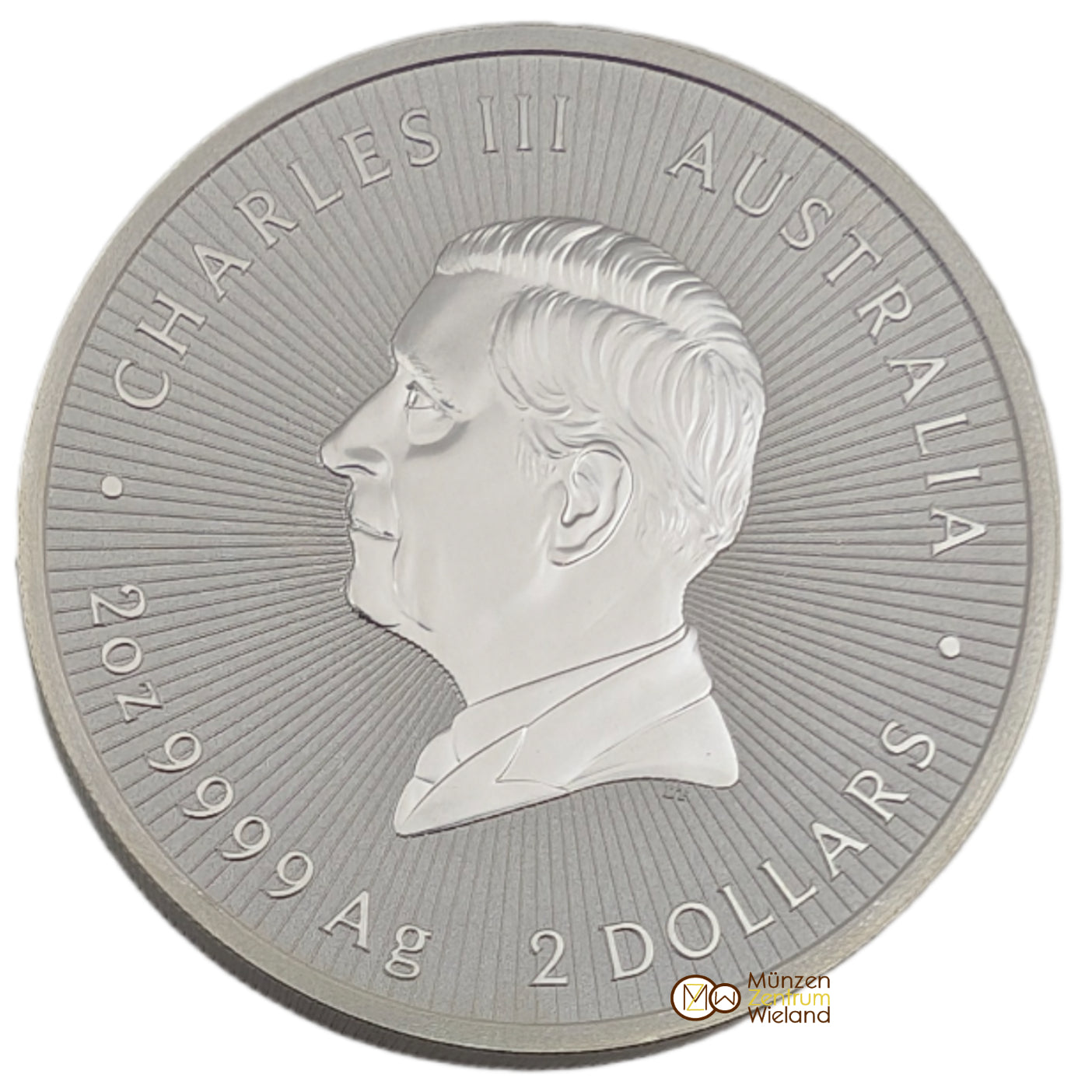 Emu - Next Generation (mit Küken), Piedfort Bullion, Special "P125" anniversary mintmark