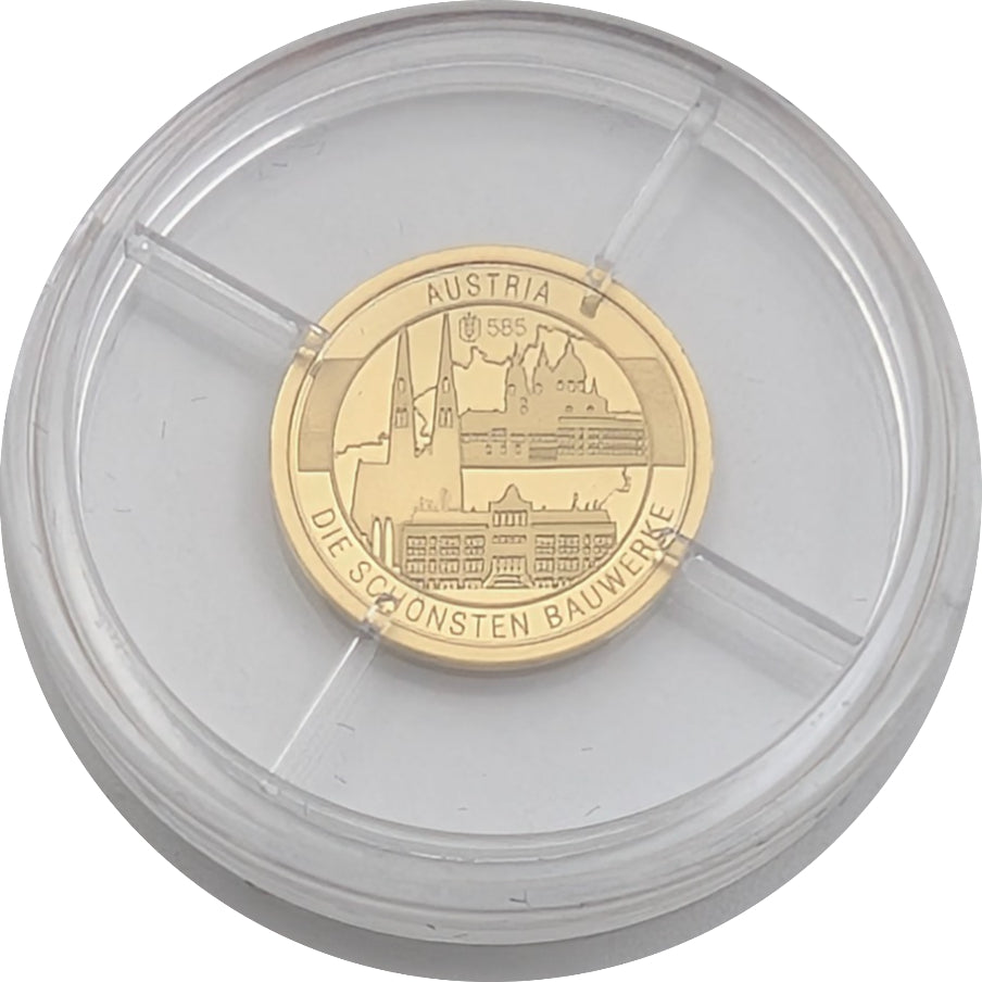 Österreichs schönste Bauwerke - Set mit 6x Minigold