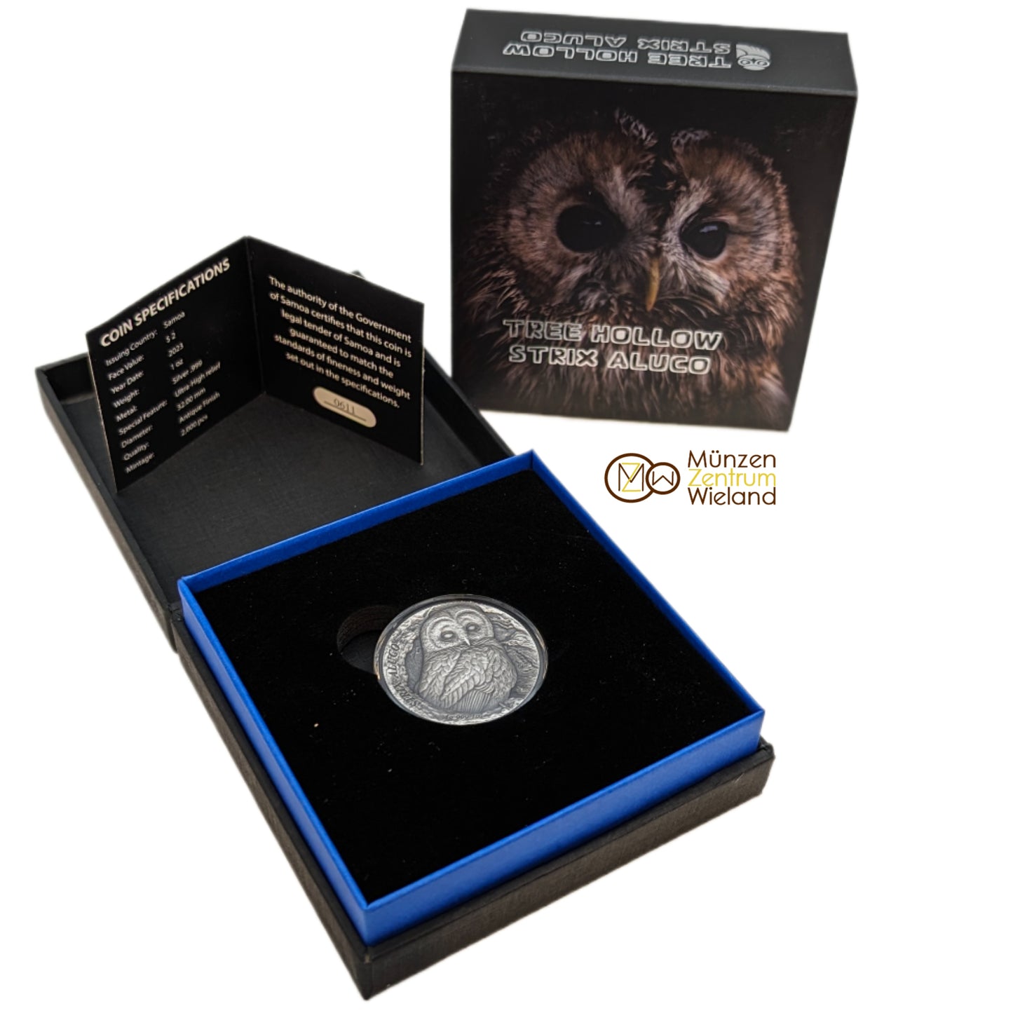 Strix Aluco Tawny Owl, Tree Hollow, Ultra High Relief