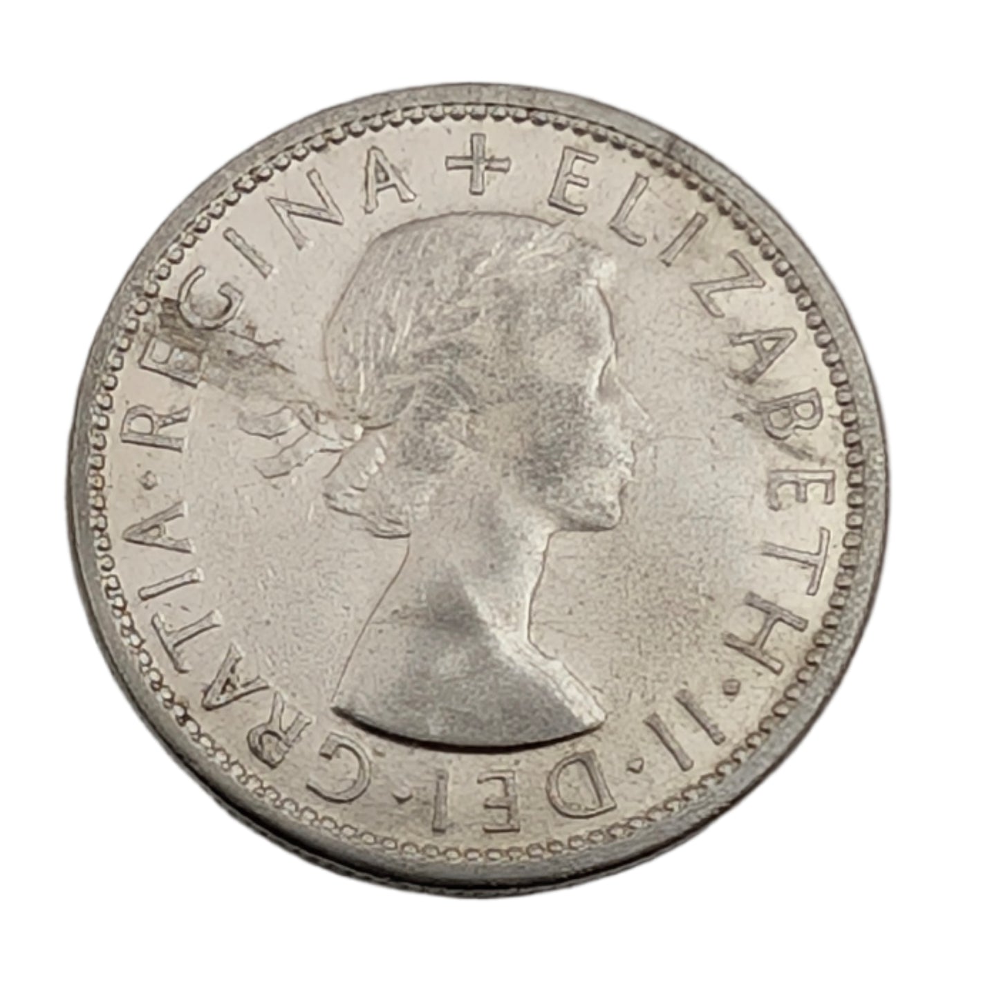 Elizabeth II., 1st Portrait, Small Denticles/kleiner Perlenkreis