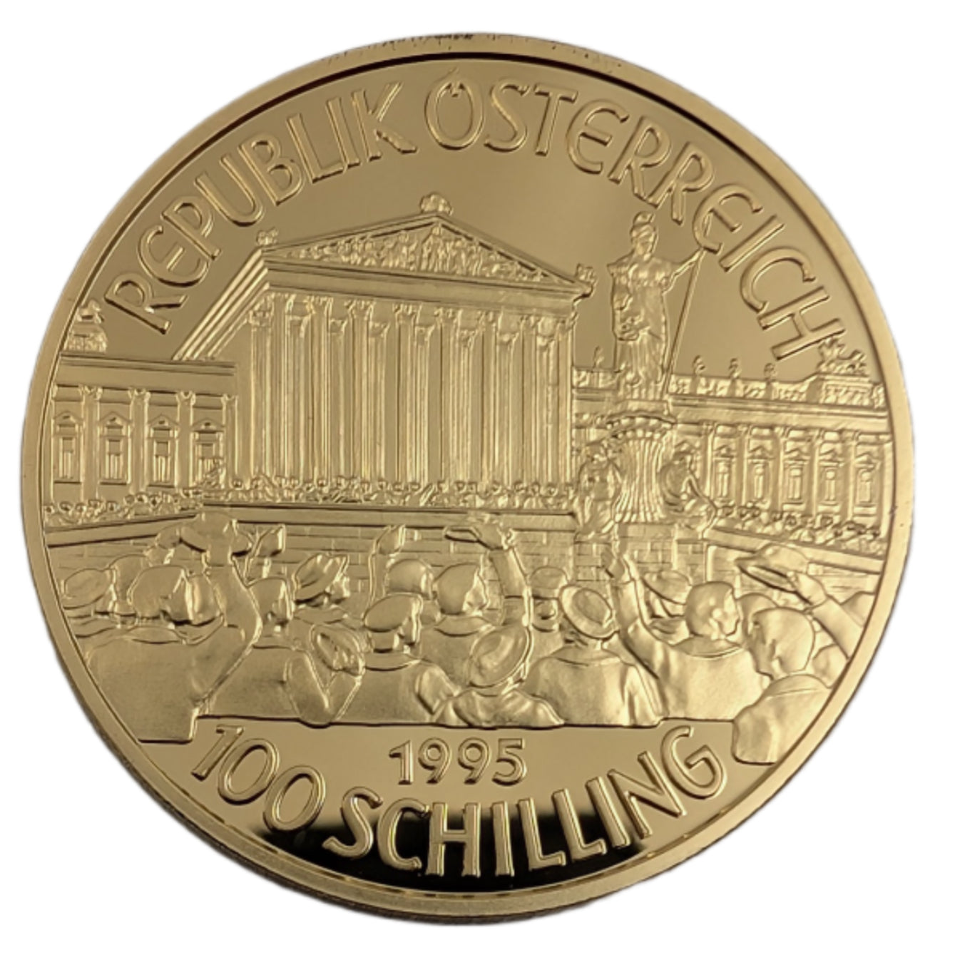Erste Republik 1918 - 1938, vergoldet