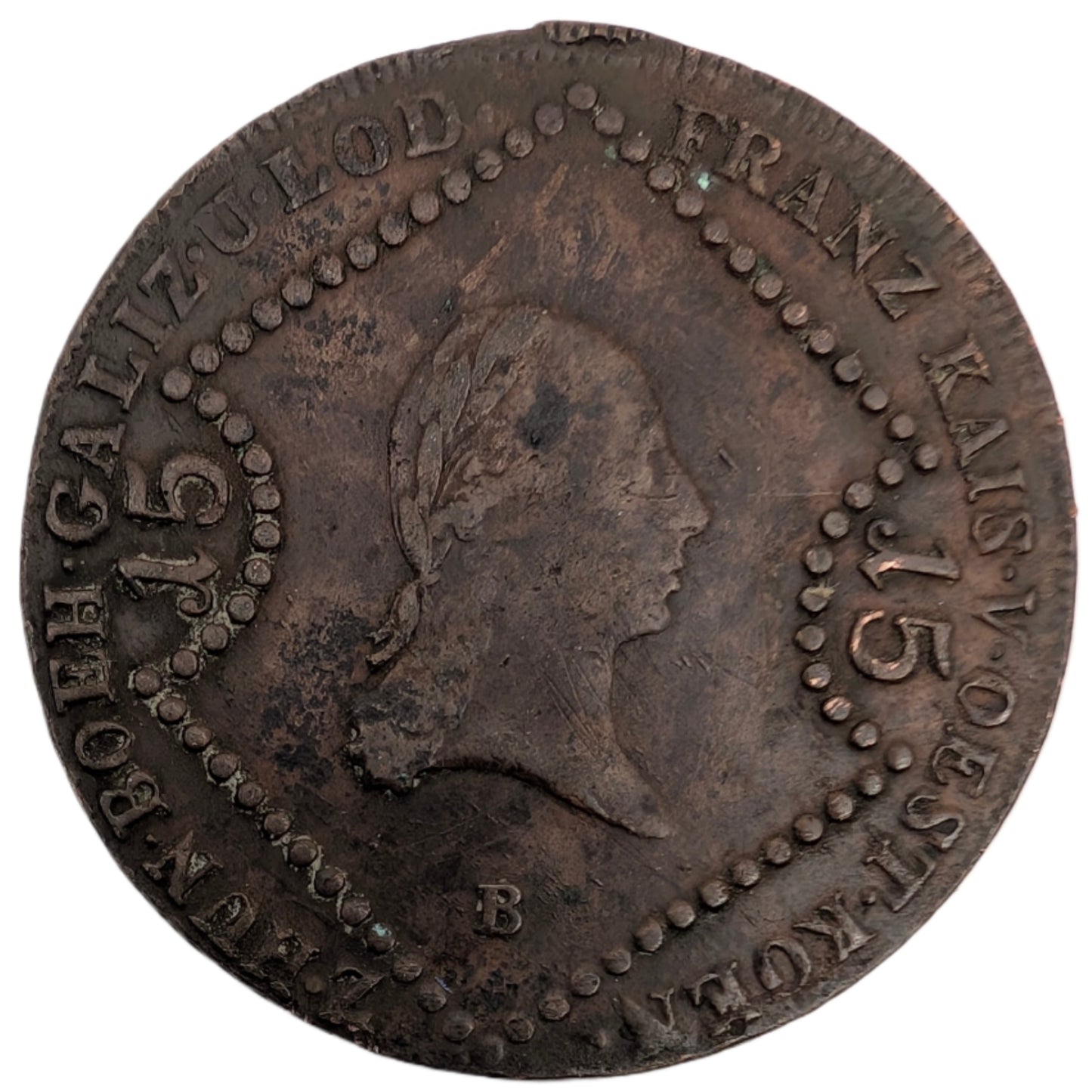Franz II./I., Kremnitz, kl. Randfehler oder kl. Broschierspur