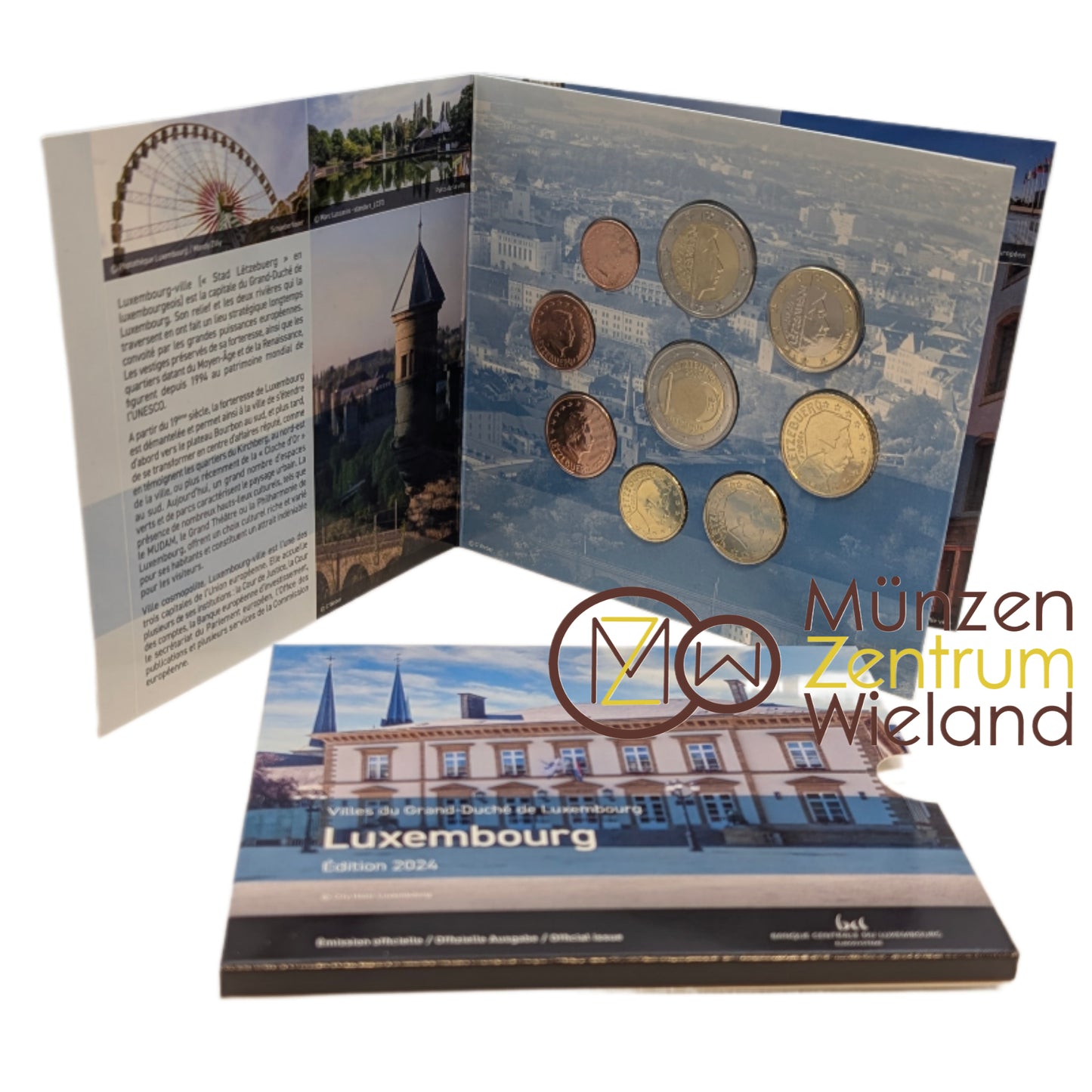 KMS Kursmünzensatz Feiersteppler 1 ct - 2€ + 2€ Feiersteppler