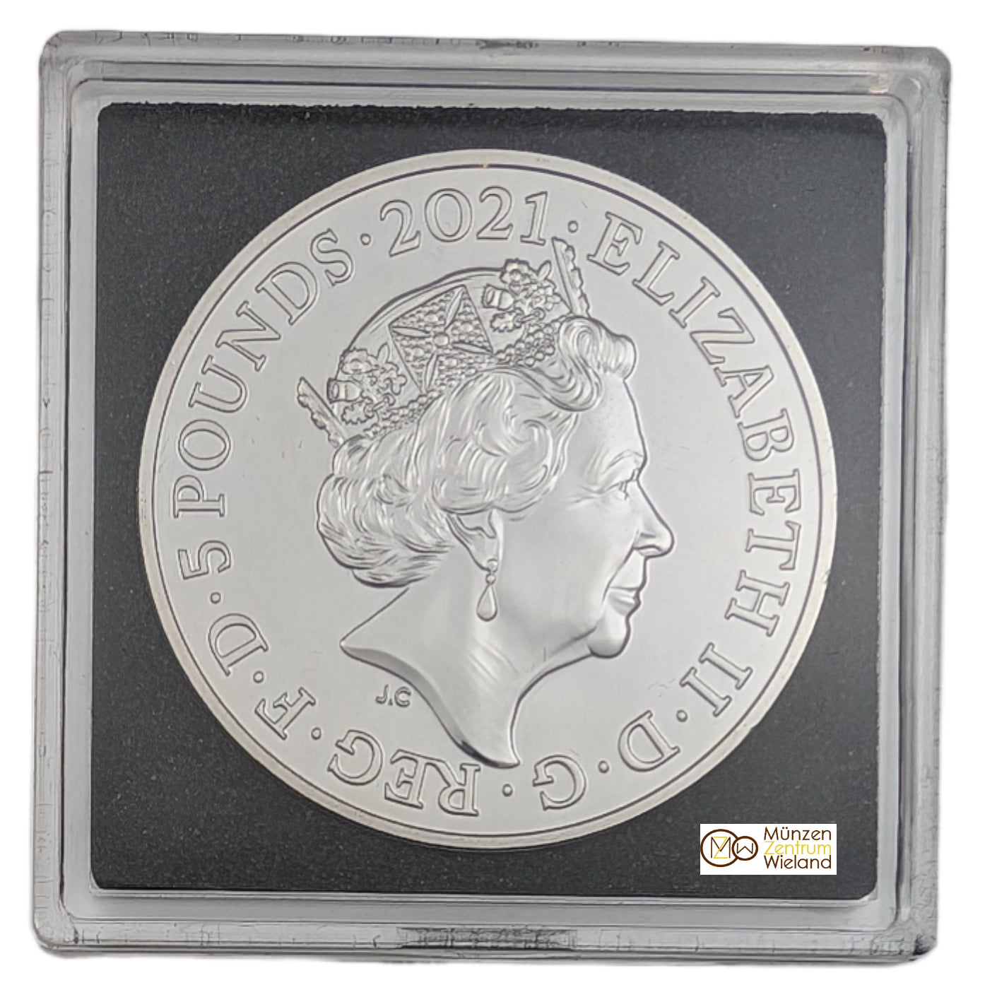 95. Geburtstag Queen Elizabeth II., Finish: Black Ruthenium mit 24 Karat Goldauflage
