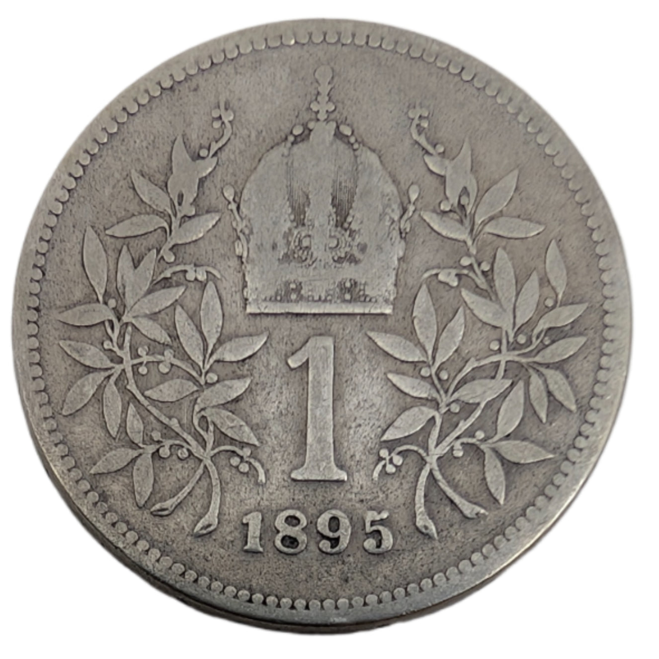 Franz Joseph I., Habsburg, Kopf mit Lorbeerkranz, ohne St. Schwartz