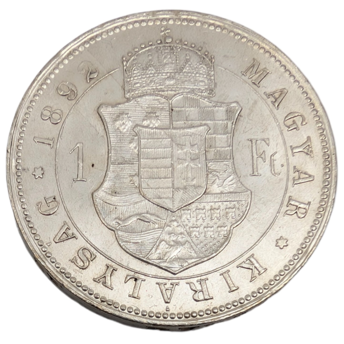 Franz Joseph I., Habsburg, Kremnitz, Forint/Gulden mit Fiume Wappen