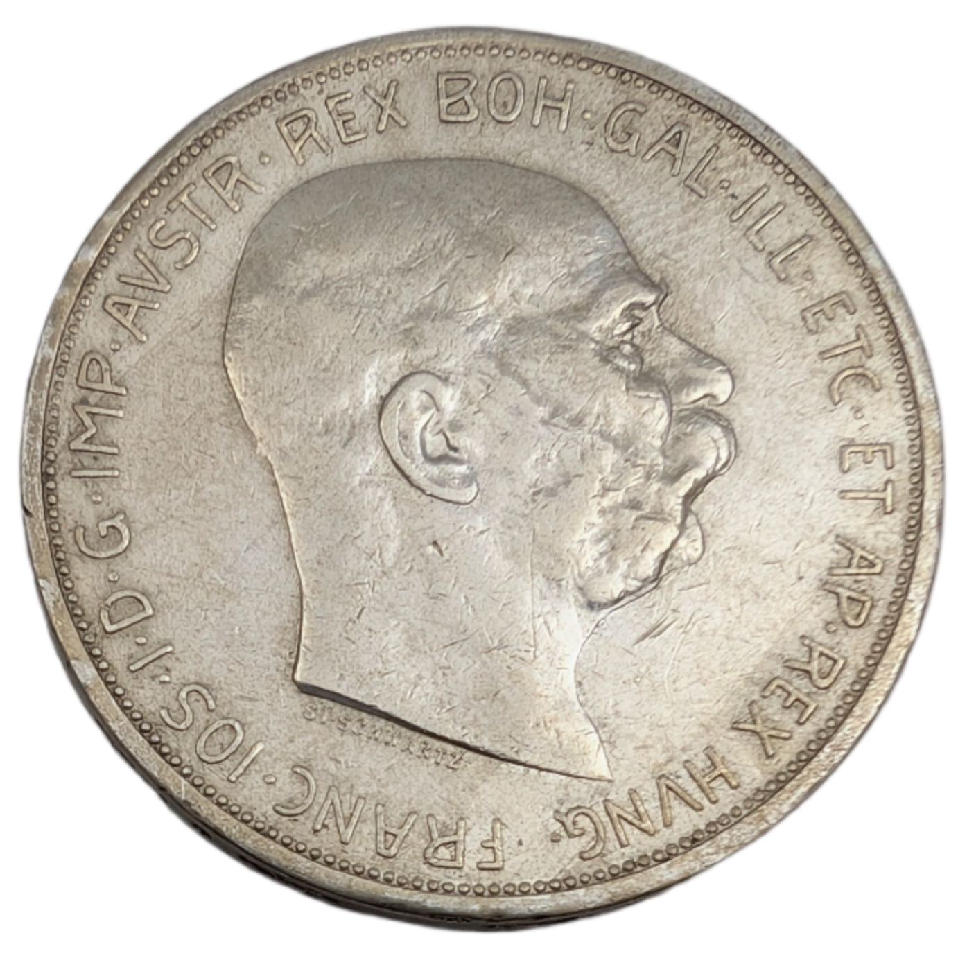 Franz Josef I., Habsburg, Wien, mit Schwartz, Kronen/Korona