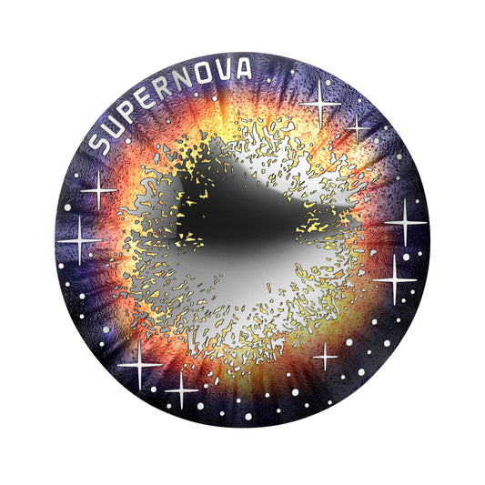 1/5 Supernova - Serie Schönheit des Universums, farbig, besondere Form