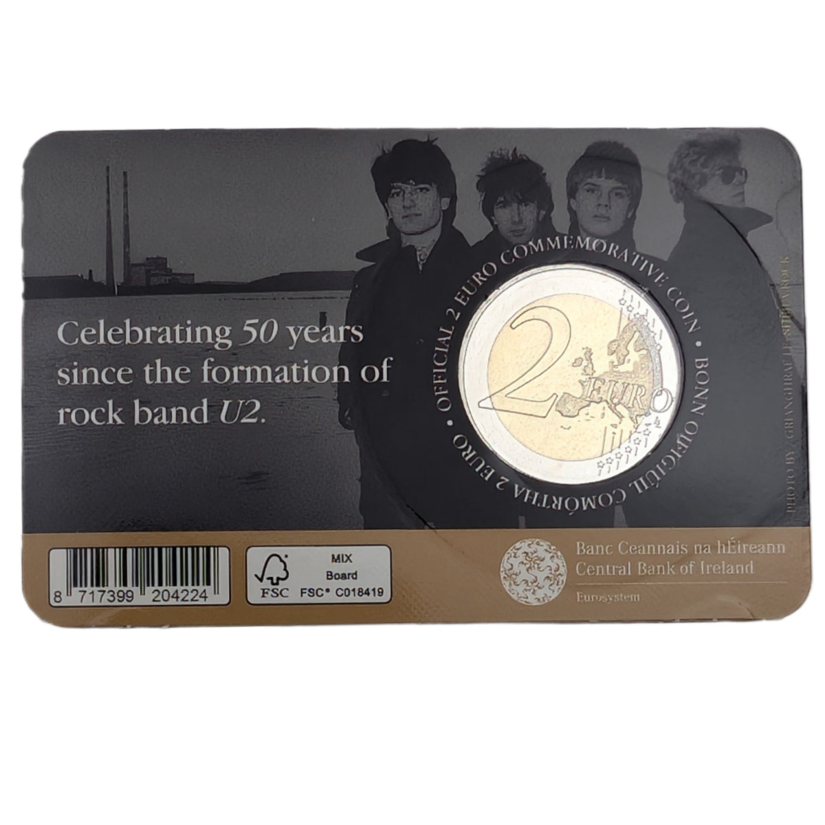 U2/50th Anniversary 2026, Coincard
