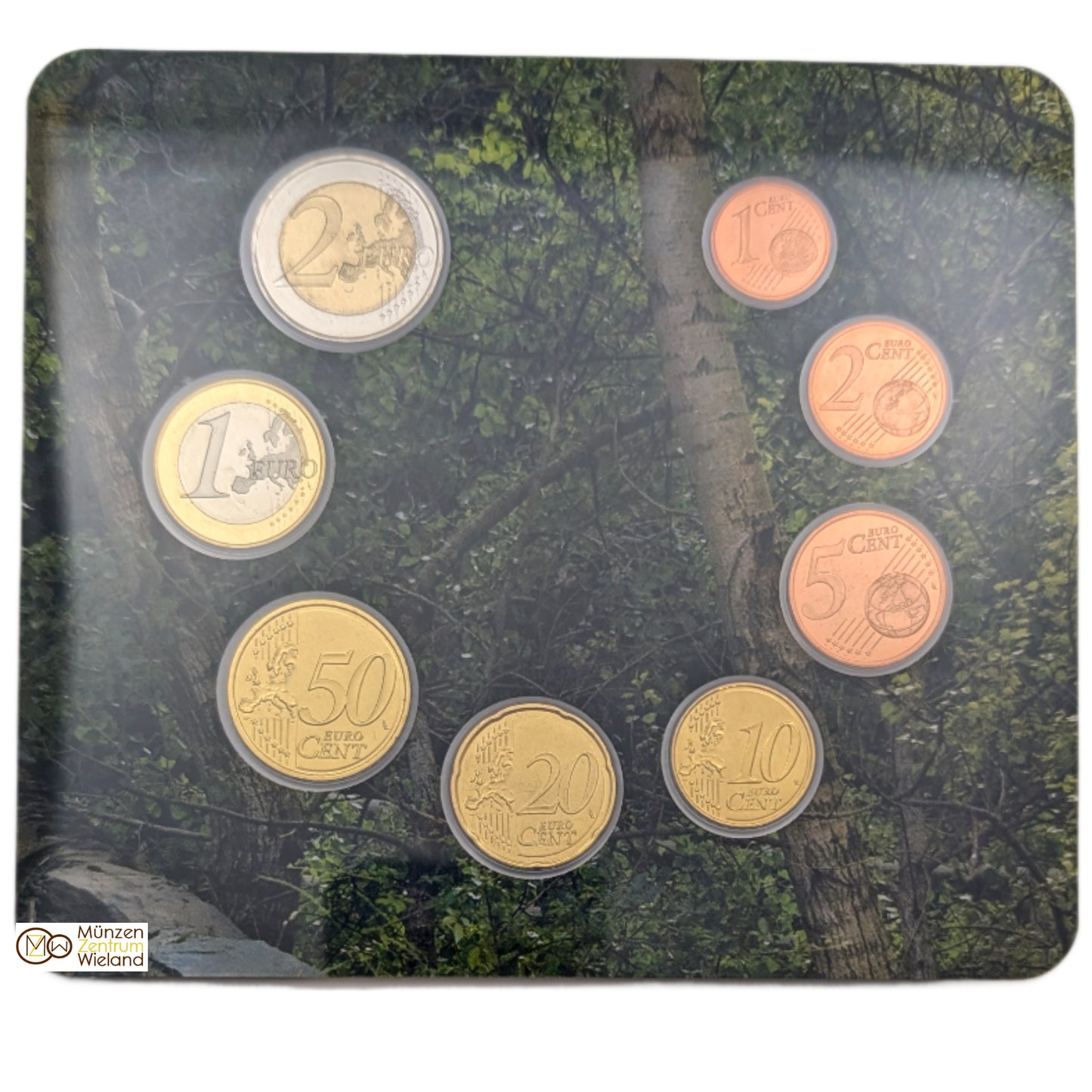 KMS Kursmünzensatz "Werte Andorras" 1 ct - 2 € im Blister