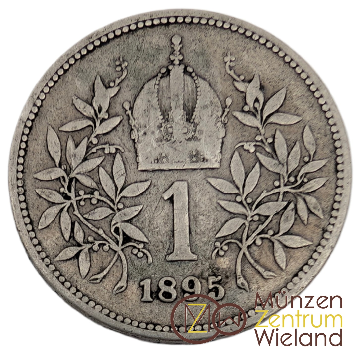Franz Joseph I., Habsburg, Kopf mit Lorbeerkranz, ohne St. Schwartz