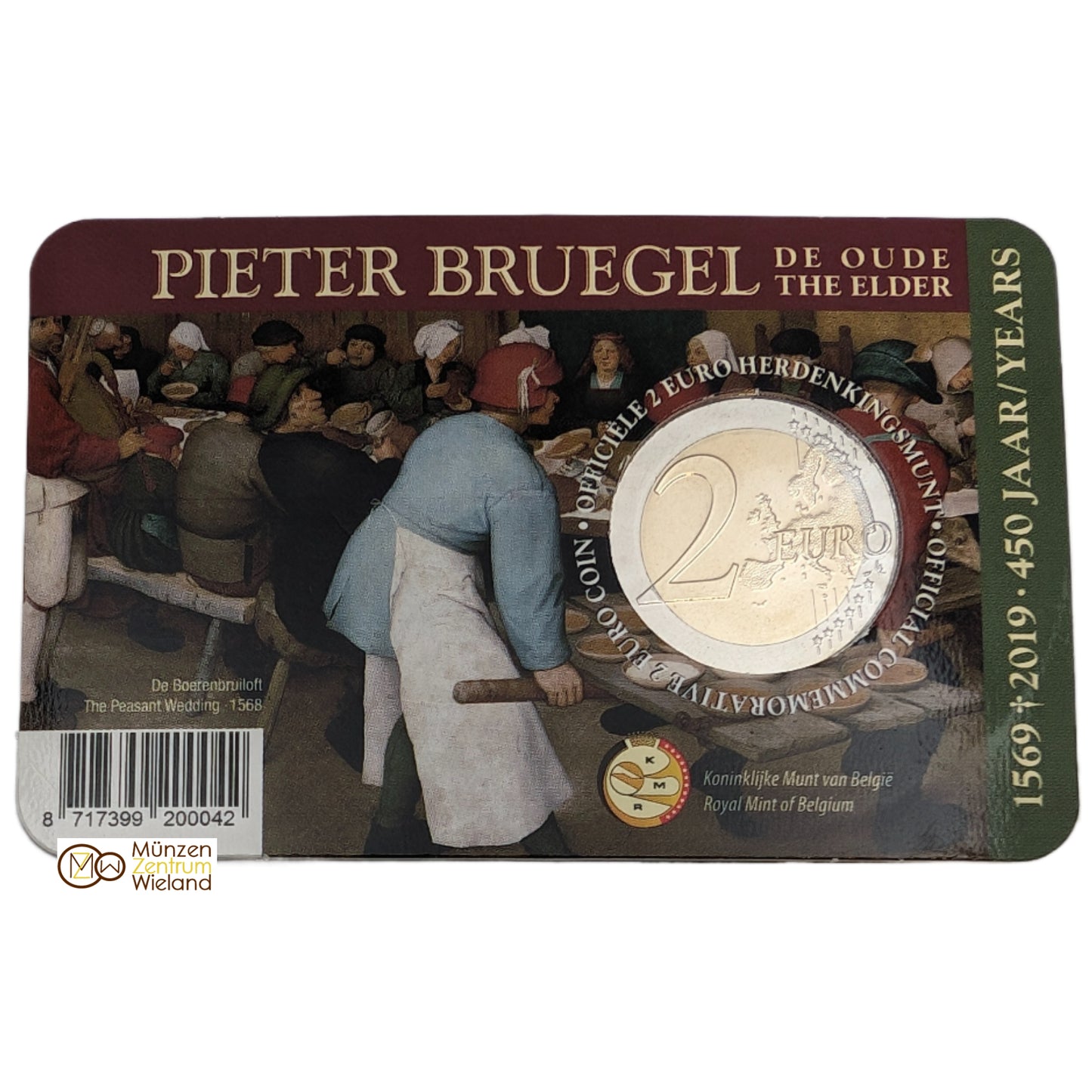 Pieter Bruegel, 2 € NL/EN