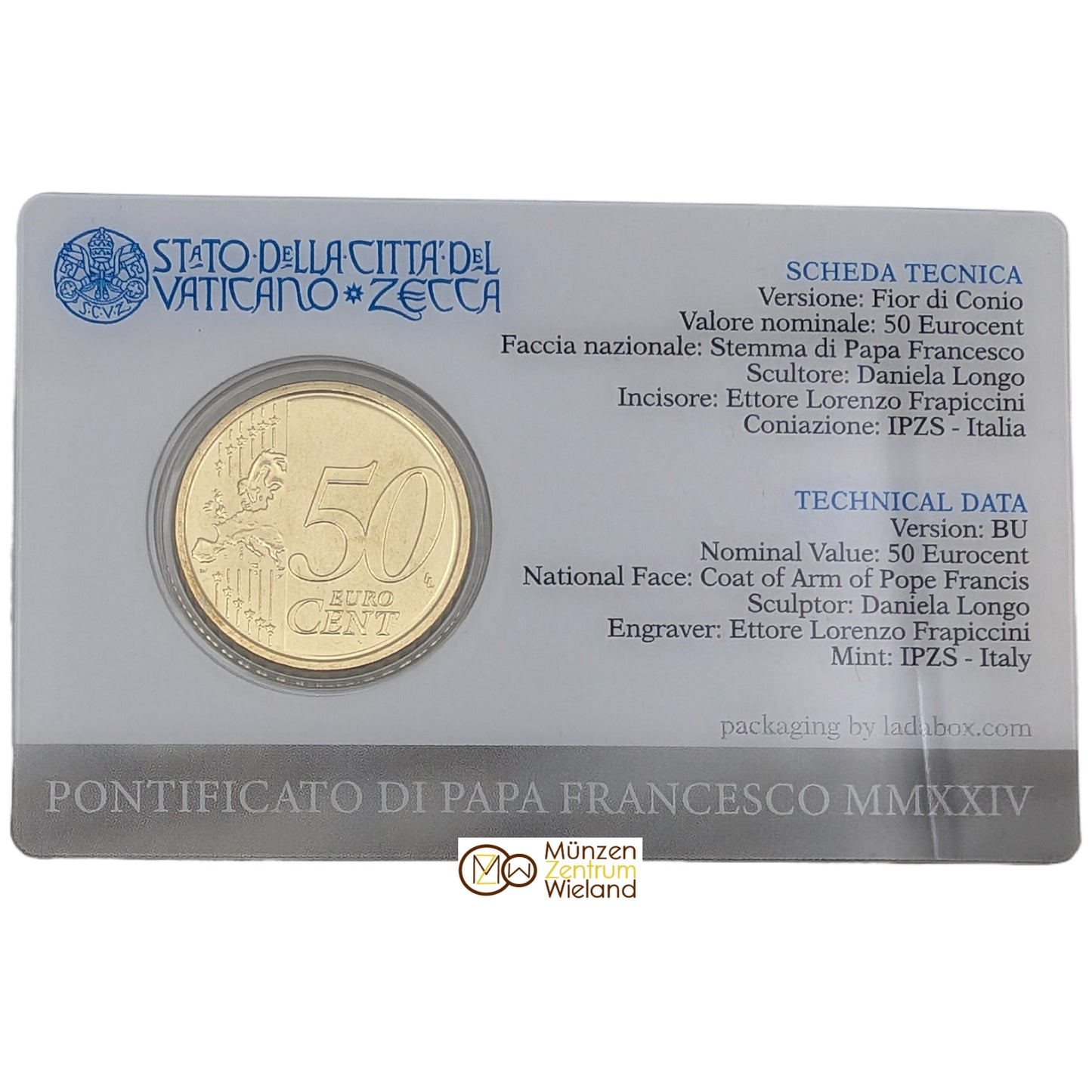 #15 Papst Franziskus Pontifikat Coincard