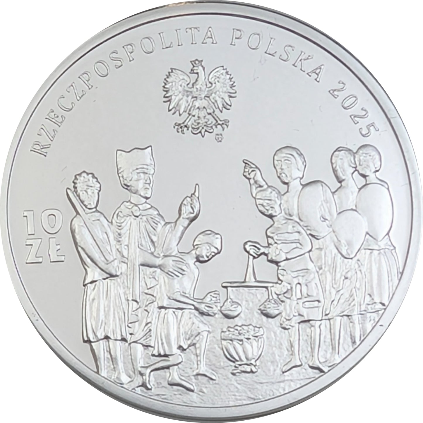 1000 Jahre Krönung Boleslaw / Boleslaus der Tapfere mit Goldapplikation