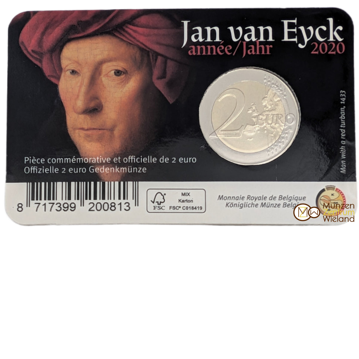 Jan van Eyck, 2€ französisch/deutsch