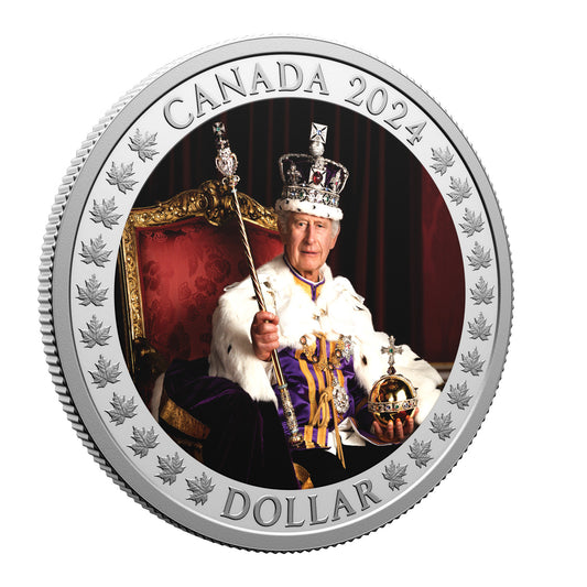 Anniversary Of His Majesty King Charles III's Coronation - Special Edition Dollar, colored