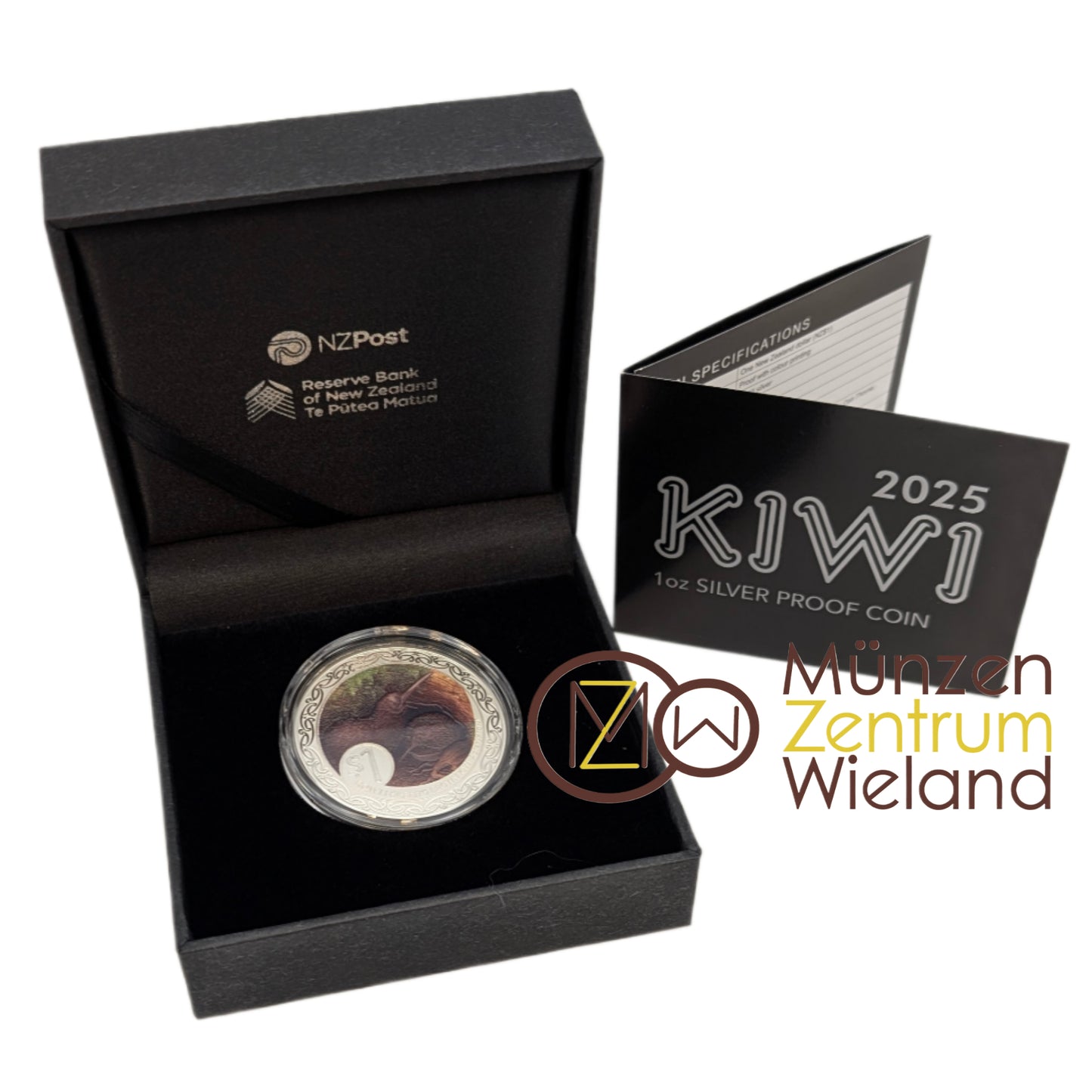 Kiwi, farbig