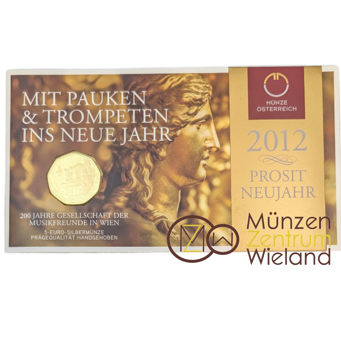 200 Jahre Gesellschaft der Musikfreunde in Wien - Neujahrsmünze