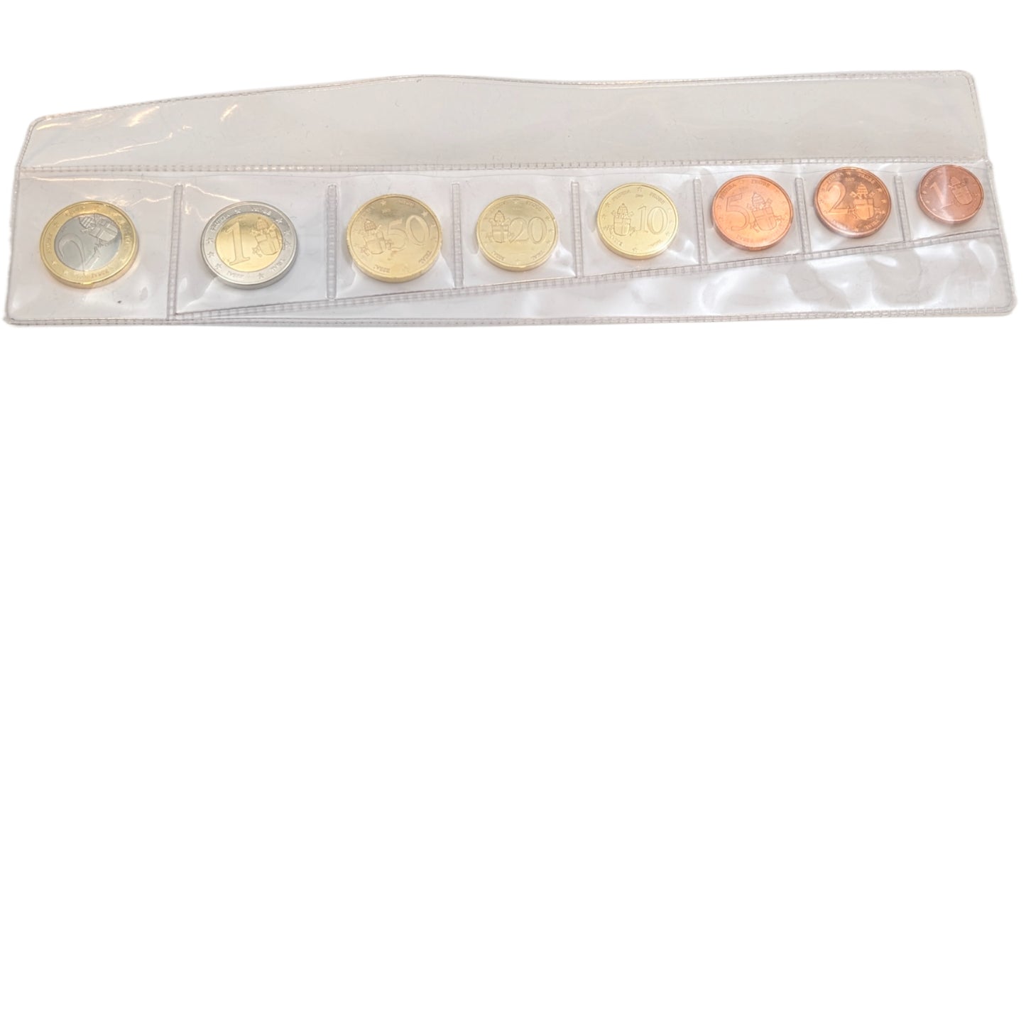 KMS Kursmünzensatz Probe 1 Ct - 2 €, Joseph Ratzinger, Habemus Papam