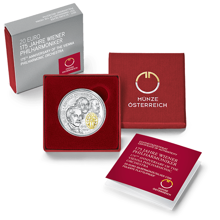 175 Jahre Wiener Philharmoniker, Farbapplikation