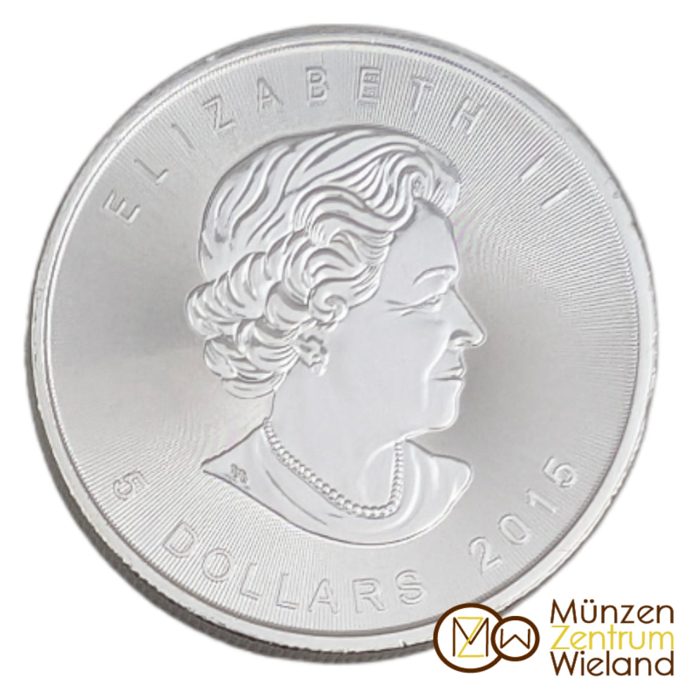 Maple Leaf / Elizabeth II., Bullion, Tube á 25 Stück
