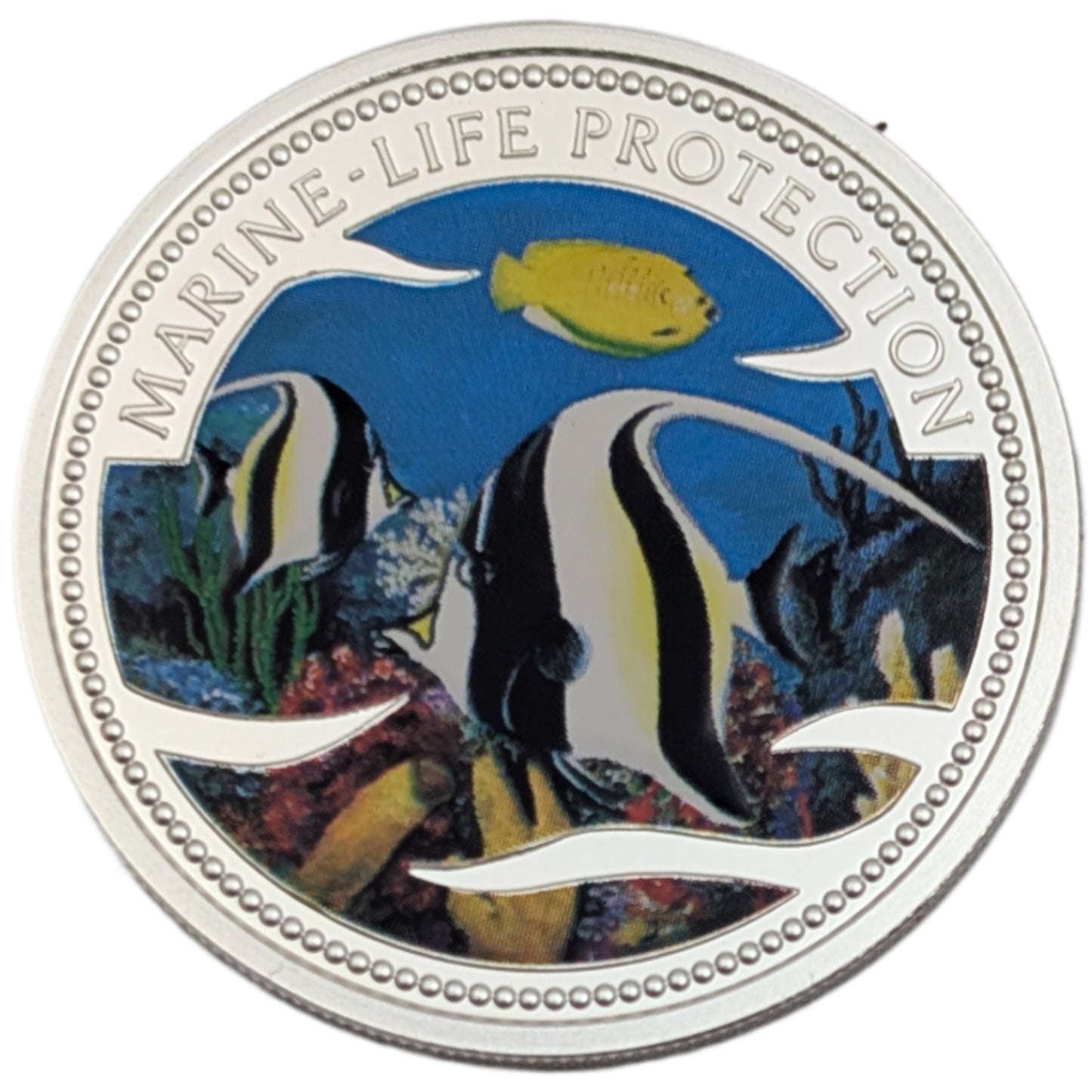 Moorish Idol/Halfterfisch - Marine Life Protection, Farbapplikation