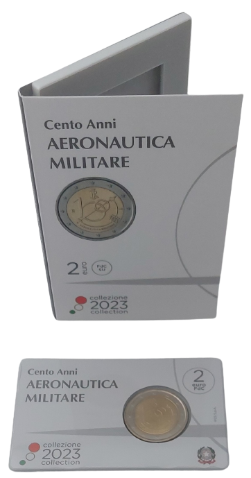 100 Jahre italienische Luftwaffe, Ø 25,75mm, (Ausgabe 1.3.2023)