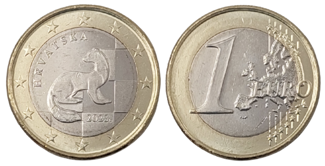 Kursmünze - Marder, Ø 23,25 mm