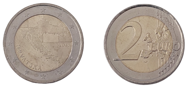 Kursmünze - Landkarte