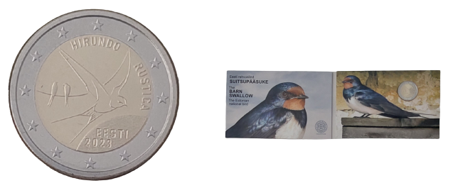 Rauchschwalbe / Barn Swallow, Blister
