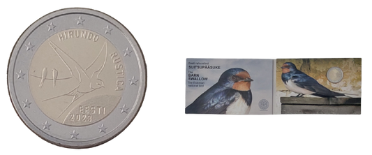 Rauchschwalbe / Barn Swallow, Blister