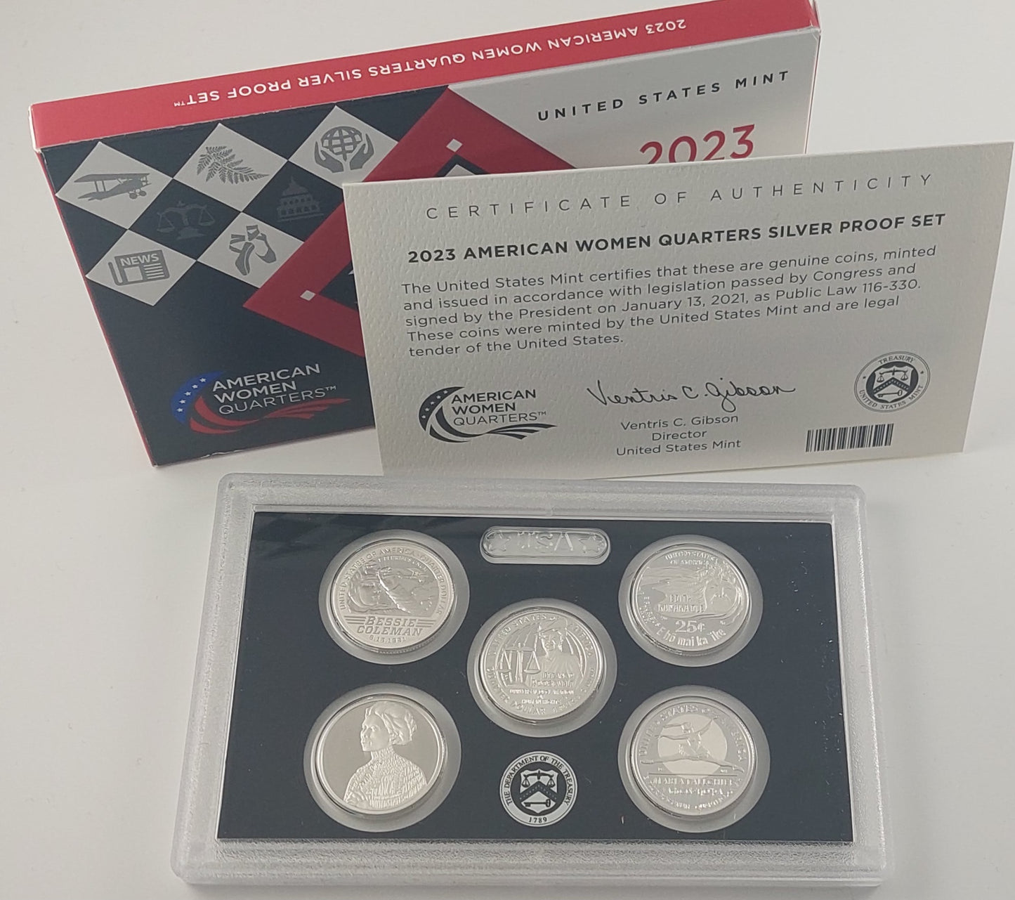 1/4-Dollar-Set: American Women Quarterset