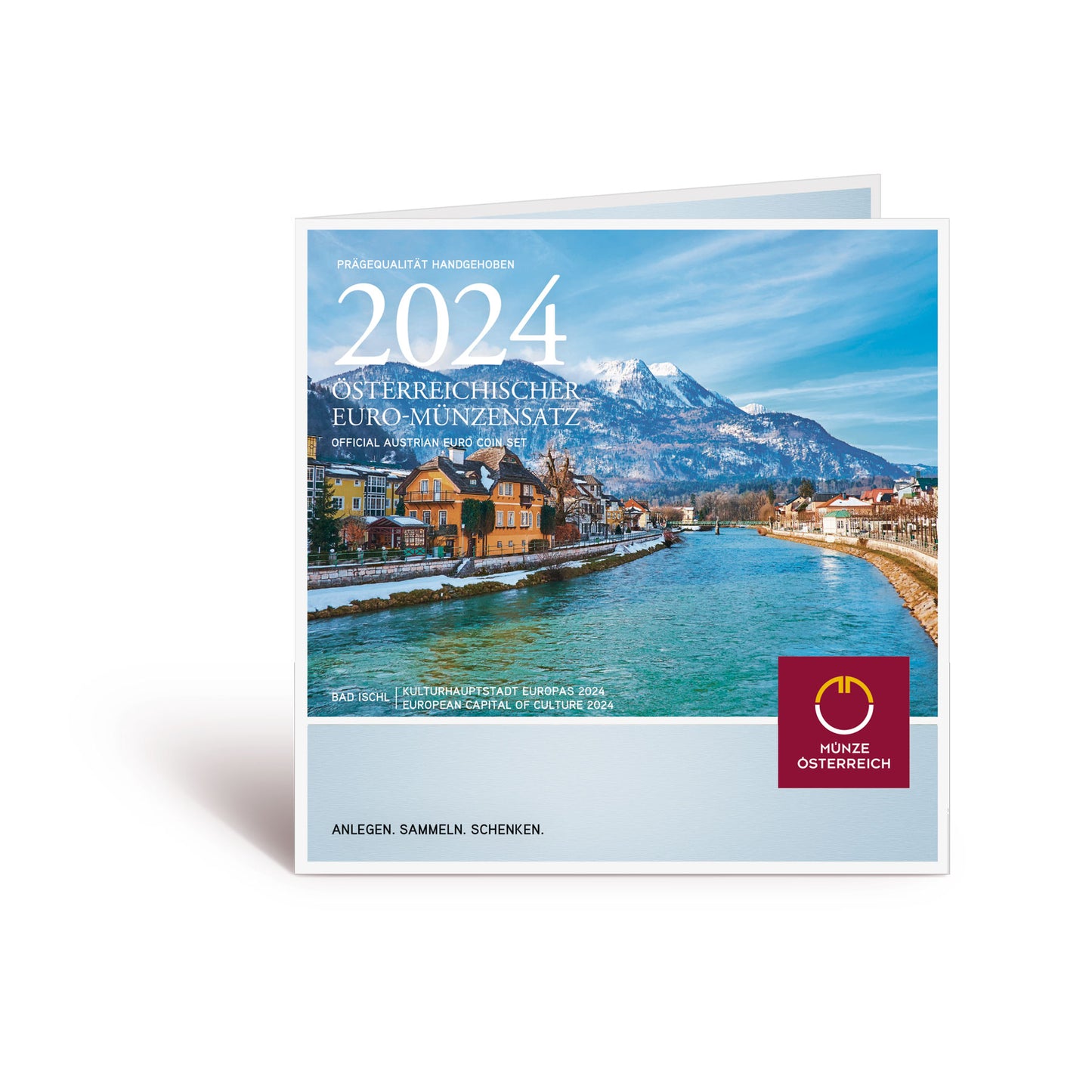KMS Kursmünzensatz "Kulturhauptstadt Bad Ischl", 1 Cent - 2 Euro