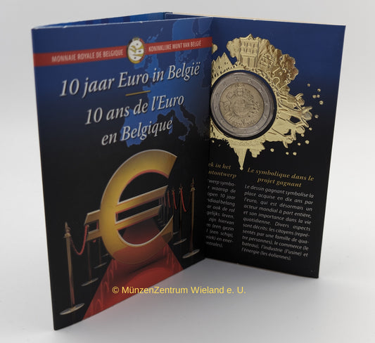 10 Jahre Euro als Bargeld, 10 Years of the Euro (Blister)