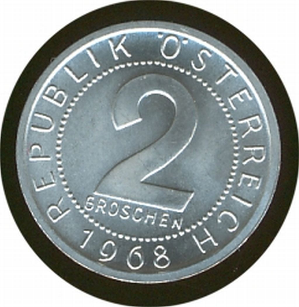 2. Republik, Umlaufmünze, 2 Groschen