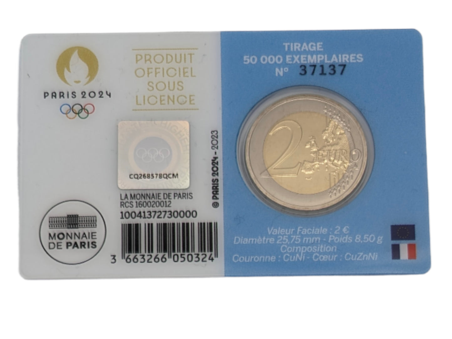Olympiade 2024 Säerin - Faustkampf, Semeuse, Farbe nach Verfügbarkeit