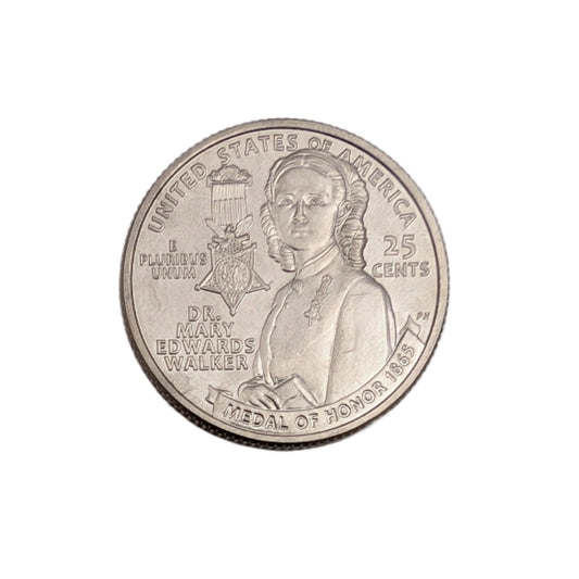Dr. Mary Edwards Walker, Buchstabe nach Verfügbarkeit