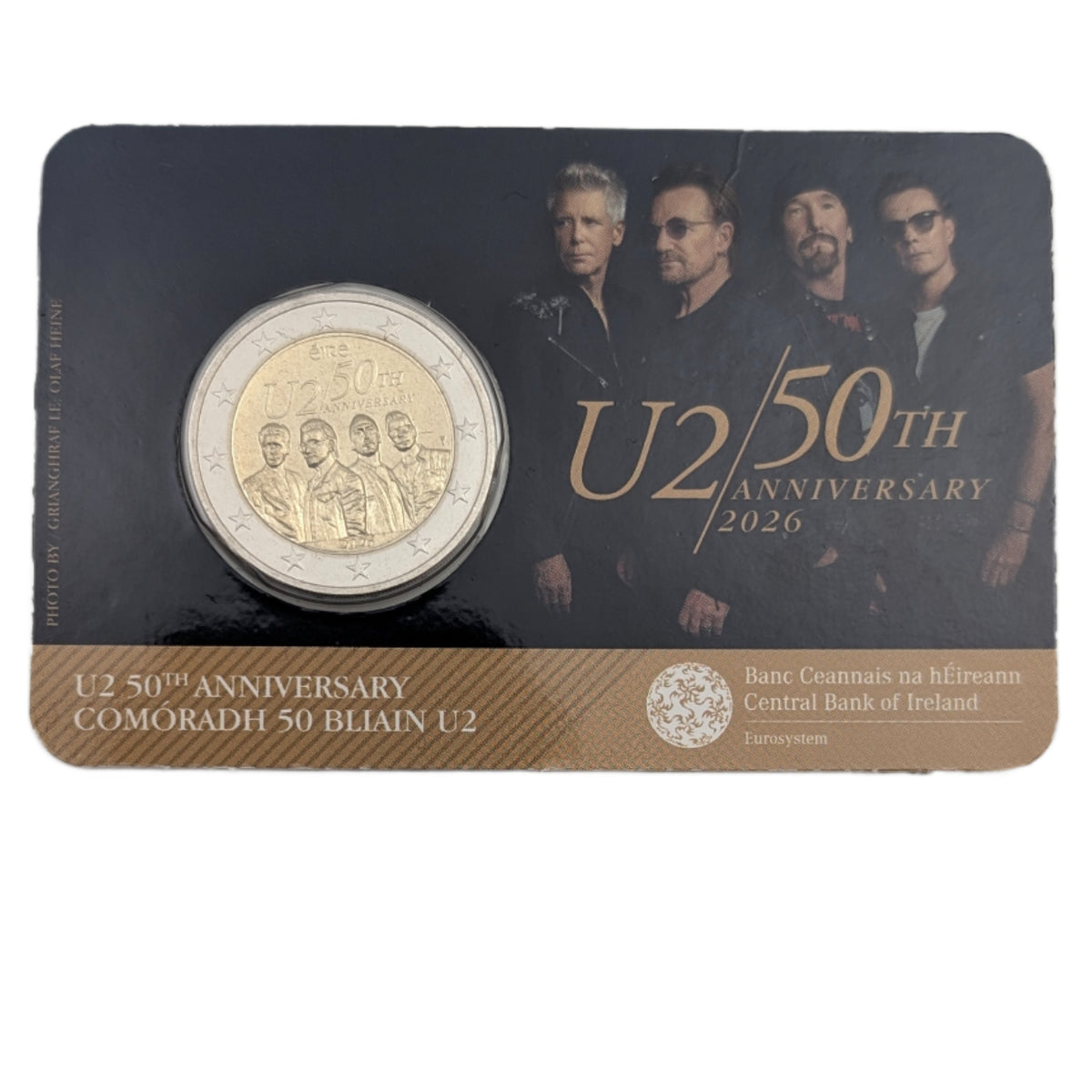 U2/50th Anniversary 2026, Coincard