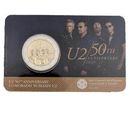 U2/50th Anniversary 2026, Coincard