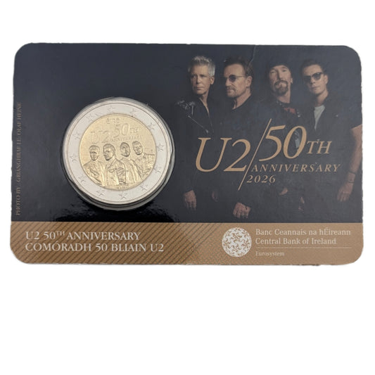 U2/50th Anniversary 2026, Coincard