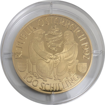 Kaiser Maximilian - Millennium Serie, Silber vergoldet