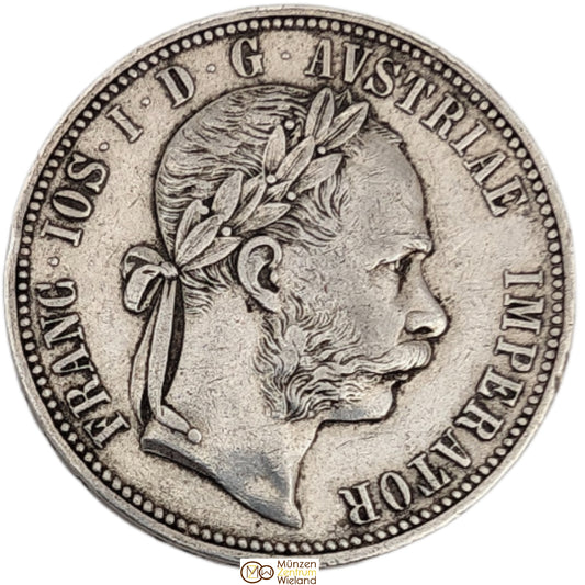 Kaiser Franz Joseph I., Habsburg, 1 Gulden / 1 Florin