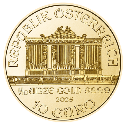Wiener Philharmoniker, Bullion 1/10 Unze