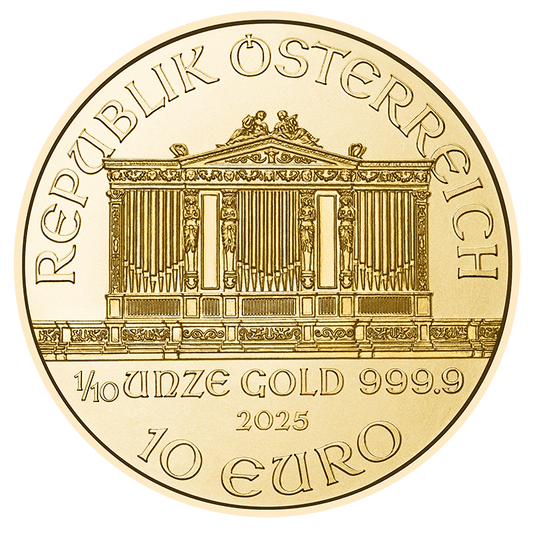 Wiener Philharmoniker, Bullion 1/10 Unze