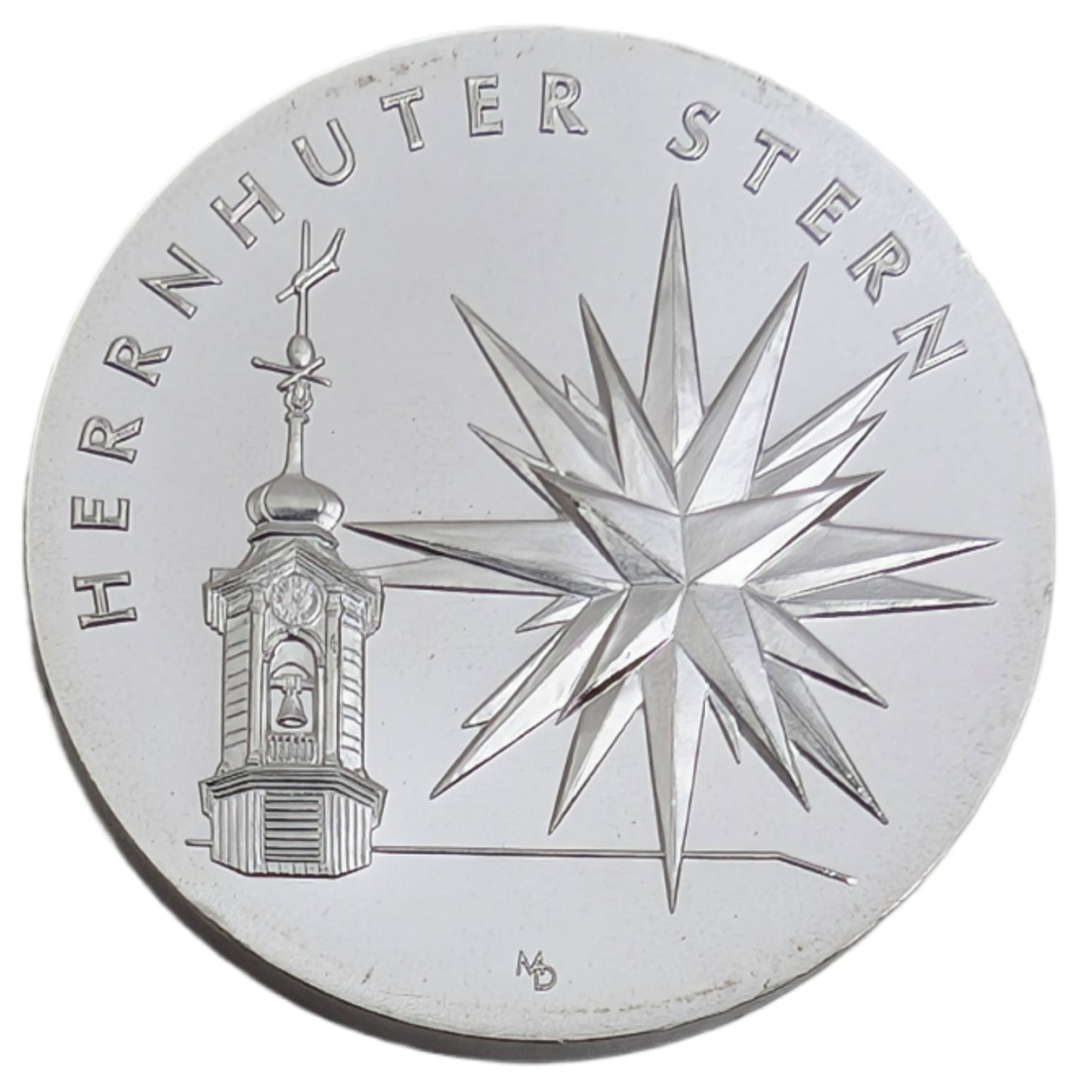 Herrnhuter Stern - Weihnachtsmünze